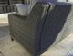 Signature Design by Ashley® Elite Park Gray Aluminum/Fabric/Resin Wicker Outdoor Loveseat with Cushion-4