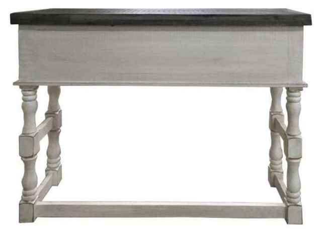 Million Dollar Rustic Lake Dark Gray/Nickel Console-1