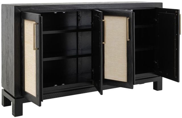 International Furniture Direct Solara Black Console-4