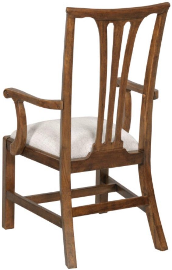 Kincaid® Bridgetown Fitts Heritage Maple Arm Chair-1