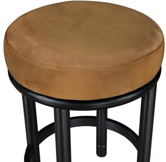 Meridian Furniture Monette Saddle/Black Upholstered Counter Stool-3