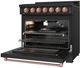 Thor Kitchen® Gordon Ramsay 36" Black/Rose Gold Freestanding Pro Style Gas Range with Precision Knob-4