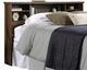 Sauder® River Ranch® Grand Walnut® Full/Queen Bookcase Headboard-0
