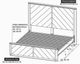 International Furniture Direct Balam Stained White Eastern King Panel Bed-2