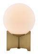 Zuo® Pearl  White/Brushed Brass Table Lamp-3
