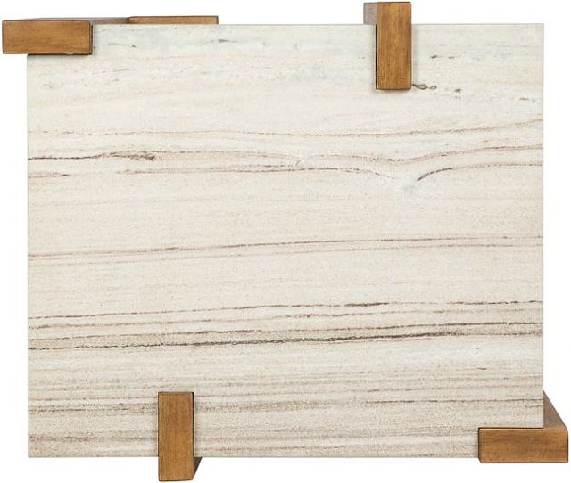 Magnussen Home® Carrington Honey Wheat Rectangular End Table-1