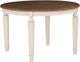 Powell® Stanbury Brown Dining Table with Antique White Base-0