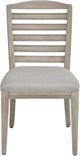 American Woodcrafters Heritage Coast 2-Piece Seat Oat Upholstered Side Chair Set-2