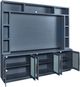 aspenhome® Perry Malta Blue 97'' Console and Hutch-1