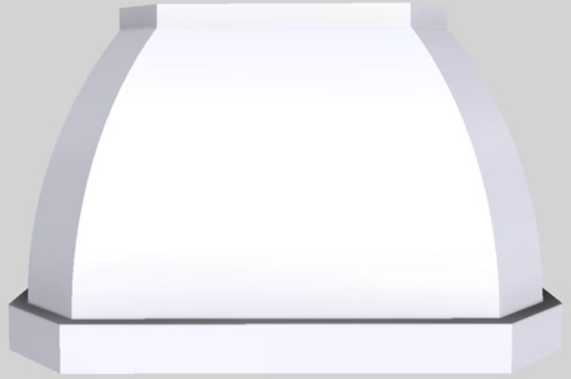 Vent-A-Hood® Designer Series 48" White Island Range Hood-0