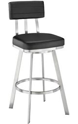 Black-Brushed Stainless Steel