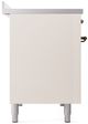 Ilve® Nostalgie II Series 48" Antique White Pro Style Induction Range-3