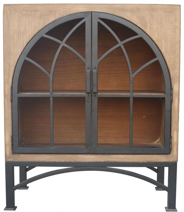 Nest Home Collections Victoria Antique Natural Small Cabinet-2