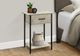 Monarch Specialties Inc. Cream Stone Accent Table-2