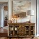 YHD Natural Mobile Sideboard-1