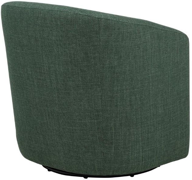 Coaster® Mossbrook Green Upholstered Swivel Chair-3
