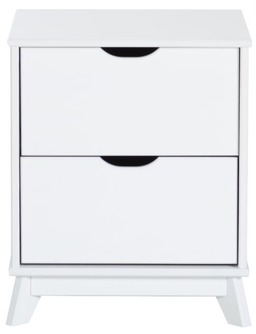 Powell® Portix 2-Piece White 2-Drawer Nightstand Set-4