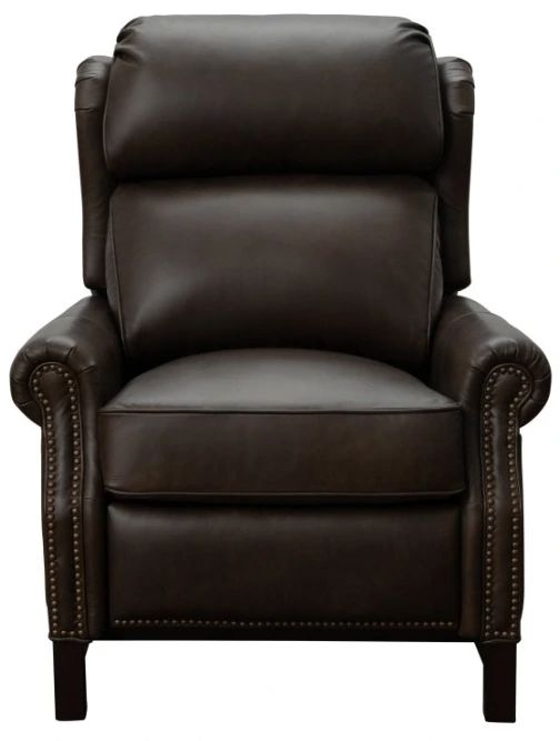 BarcaLounger® Thornfield Ashford Walnut Leather Manual Recliner-2