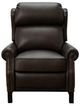 BarcaLounger® Thornfield Ashford Walnut Leather Manual Recliner-2