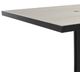 CabanaCoast® Customizable Skye Aluminum/Wooden 36" Outdoor Square Pedestal Dining Table-3