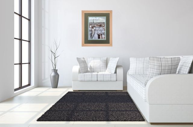 Classy Living Assaf Frank Paris Rooftops 40" Wall Art-1