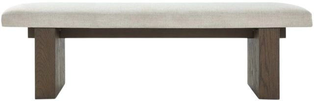 Modus Furniture Oakland Beige/Brunette Dining Bench-2