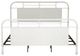 Liberty Furniture Vintage Antique White King Metal Rod Bed-1