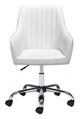 Zuo® Curator White Office Chair-2