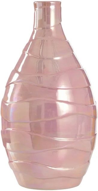 StyleCraft Norman Wyatt Home Pearlescent Pink Vase-0
