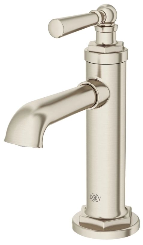 DXV Oak Hill® Brushed Nickel Single Handle Bathroom Faucet with Lever Handle-3