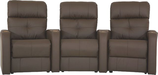 Palliser® Furniture Customizable Audio 3-Piece Power Reclining Home Theater Seating with Wedge Arms-1