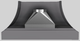 Vent-A-Hood® Designer Series 60" Gunsmoke Wall Mounted Range Hood-4