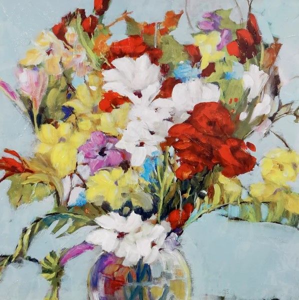 Stylecraft Natural Bounty Red/White/Yellow Wall Art-1