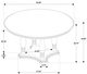 Coaster® Landon 5-Piece Ivory/Rich Brown Dining Set-3