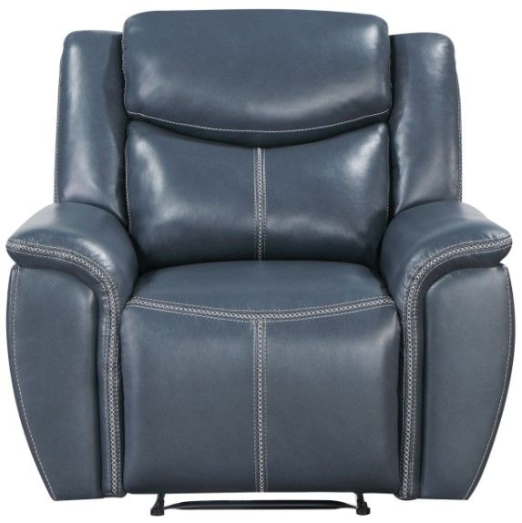 Coaster® Sloane Blue Manual Recliner-2