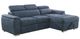 Homelegance® Ferriday 2-Piece Blue Sectional and Chaise with Hidden Storage-0