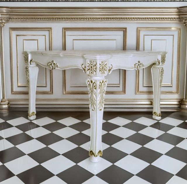 ACME Furniture Vendome Antique Pearl Counter Table-1