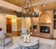 Cal® Lighting & Accessories Cruz 9-Light Bronze/Wood Chandelier-1