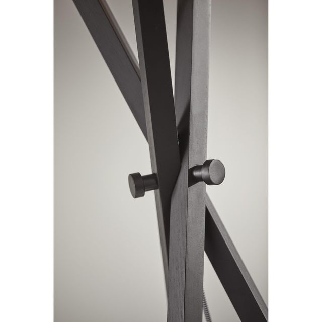 Adesso® Bronx Black Floor Lamp-1
