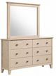 New Classic® Home Furnishings Loxley Sandwash Dresser and Mirror-0