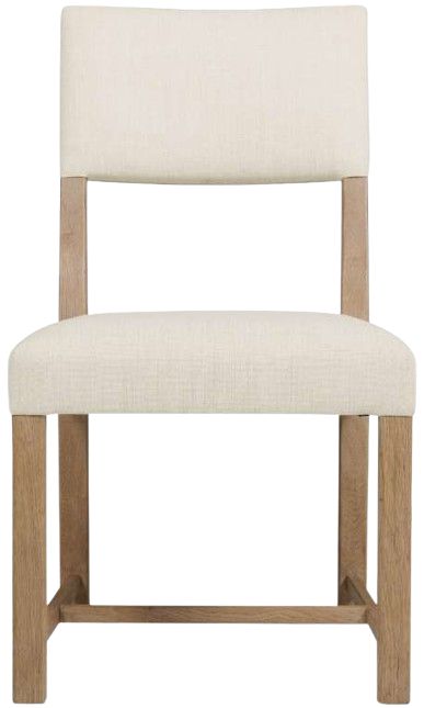 Hooker® Furniture Driftwood Buckboard/Lovegood Bisque Upholstered Side Chair-2