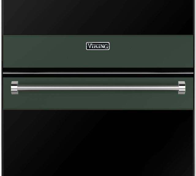 Viking® 3 Series 30" Blackforest Green Double Electric Wall Oven-1