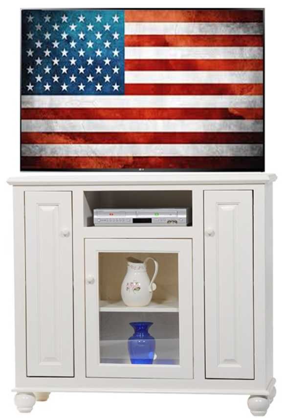 American Heartland Manufacturing Poplar 47" Tall Deluxe TV Stand-1