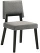 Armen Living Cirque Channell 5-Piece Black/Charcoal Dining Table Set-4