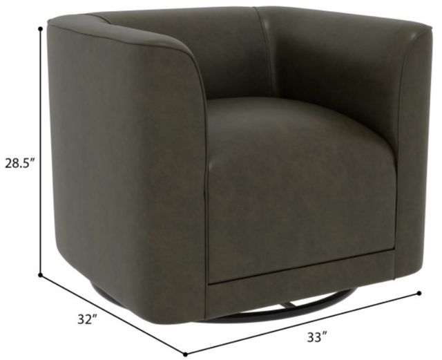 Emerald Home Whirlaway Olive Swivel Accent Chair-2
