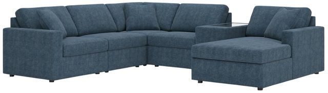 Signature Design by Ashley® Modmax 6-Piece Ink Right-Arm Facing Sectional and Chaise with Console-0