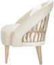 Michael Amini® La Rachelle Chardonnay/Medium Champagne Chair-3