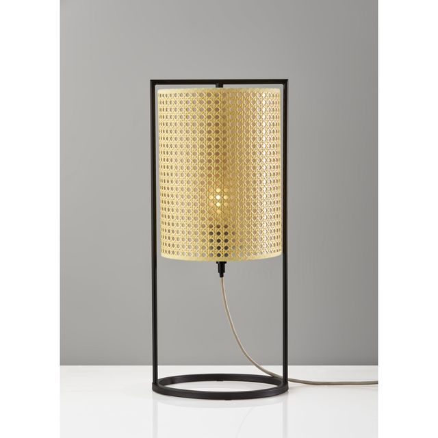 Adesso® Fern Antique Bronze Tall Table Lantern-1