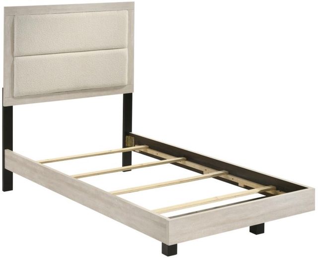 Coaster® Trenton Rustic Cream Twin Panel Bed-1