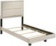 Coaster® Trenton Rustic Cream Twin Panel Bed-1